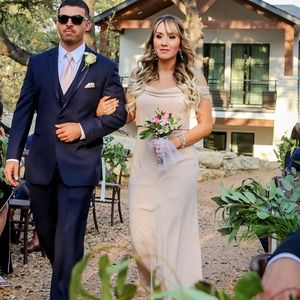 Jenny Yoo Sabine size 8 CHAI